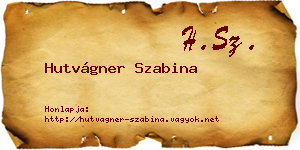 Hutvágner Szabina névjegykártya
